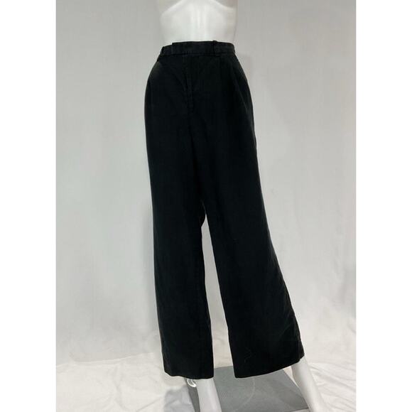Favorite Daughter The Favorite Pant Trouser Black Pleated Wide Leg Size 10 Z26 - Picture 7 of 12